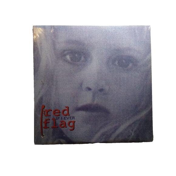 Red Flag If I Ever Vinyl 12" EP Record 1989 Synth-Pop Electro Darkwave Sealed - Picture 1 of 3